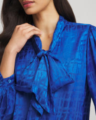 Chico's US - Jacquard Tie-Front Blouse