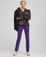 Chico's Outlet - Fjord Flora Opaque Crepe Blouse
