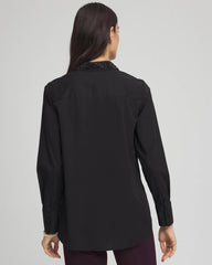 Chico's Online - Tonal Jewels Poplin Shirt