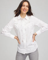 Chico's For Sale - Jeweled Poplin Shirt