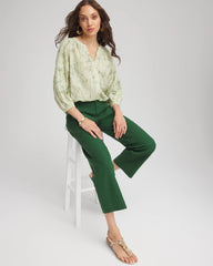 Chico's Discount - Lurex Stripe Cotton Blouse