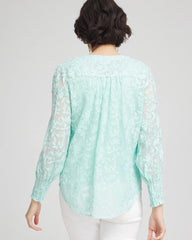 Chico's Sale - Floral Soutache V-Neck Blouse