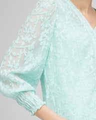 Chico's Sale - Floral Soutache V-Neck Blouse