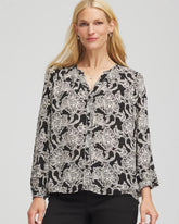 Chico's US - Caviar Bead Georgette Blouse