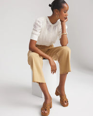 Chico's For Sale - Chiffon Puff Sleeve Shirt