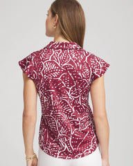 Chico's US - Zenergy® UPF Printed Polo Top