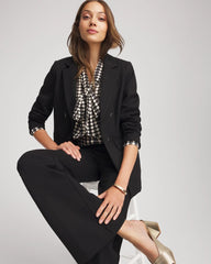 Chico's Sale - Clip-Dot Tie-Front Blouse