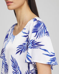 Chico's Outlet - Flutter Sleeve Satin Top