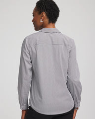 Chico's Online - Poplin Stripe Shirt