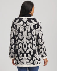 Chico's US - Abstract Fuzzy Cardigan