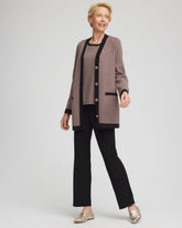Chico's On Sale - Travelers™ Tipped Button-Down Cardigan