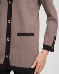Chico's On Sale - Travelers™ Tipped Button-Down Cardigan