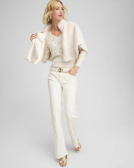 Chico's US - Ella Foiled V-Neck Sweater