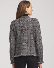 Chico's Discount - Embroidered Metallic Tweed Cardigan
