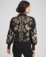Chico's Online - Bryne Jacquard Mockneck Pullover