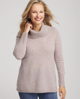 Chico's / Cowlneck Cashmere Pullover Tunic