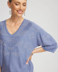 Chico's Discount - Dolman V-Neck Sweater