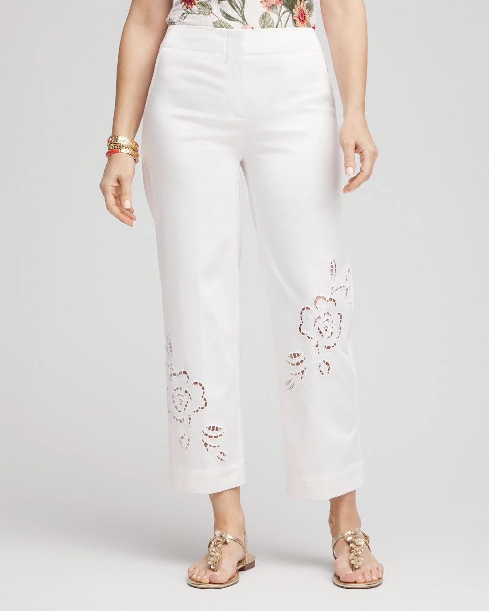 Chico's For Sale - Sateen Cutout Cropped Pants