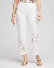 Chico's For Sale - Sateen Cutout Cropped Pants
