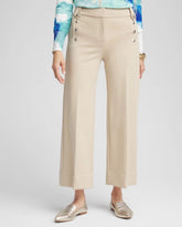 Chico's For Sale - Button Knit Twill Cropped Pants