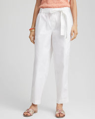Chico's Online - Poplin Pull-On Tapered-Leg Cropped Pants