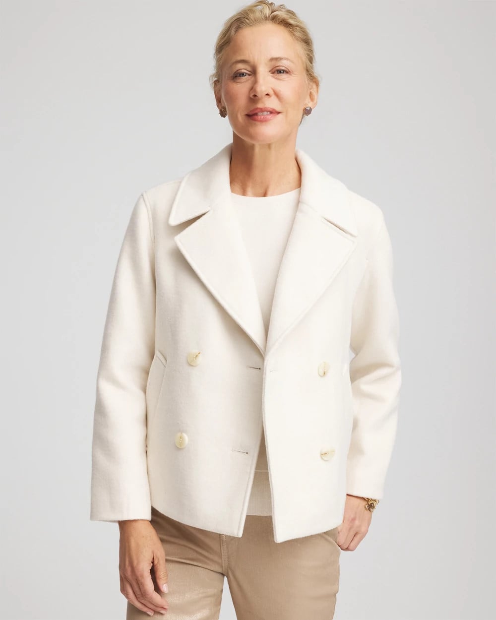 Chico's Outlet - Wool Peacoat