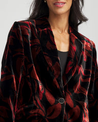 Chico's / Velvet Printed Blazer