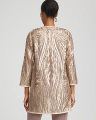 Chico's Sale - Travelers™ Collection Champagne Sequins Jacket