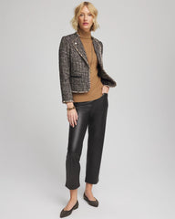 Chico's Discount - Tweed Mix Moto Jacket