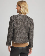 Chico's Discount - Tweed Mix Moto Jacket