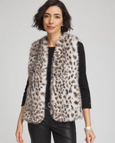 Chico's For Sale - Snow Leopard Faux Fur Vest