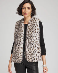 Chico's For Sale - Snow Leopard Faux Fur Vest