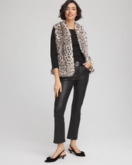 Chico's For Sale - Snow Leopard Faux Fur Vest