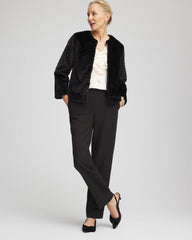 Chico's Online - Pattern Fur Jacket