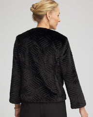 Chico's Online - Pattern Fur Jacket