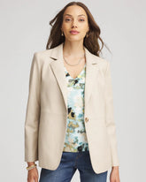 Chico's US - Faux Leather Blazer