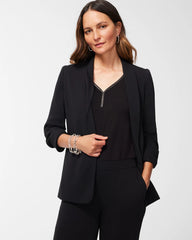 Chico's Outlet - Ruched Sleeve Blazer