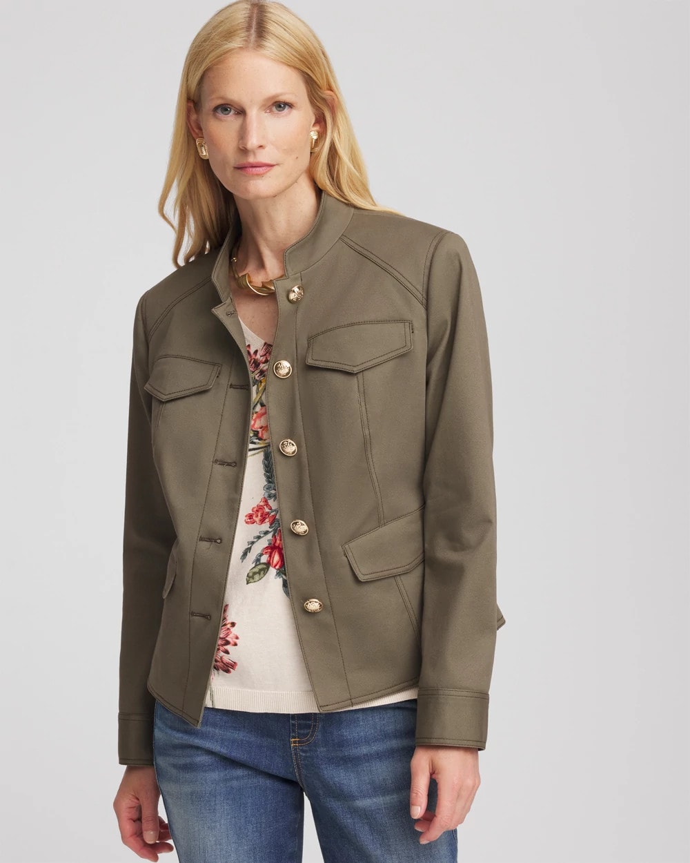 Chico's Online - Peplum Field Jacket