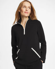 Chico's Discount - Zenergy® Soft Contrast Half Zip Pullover