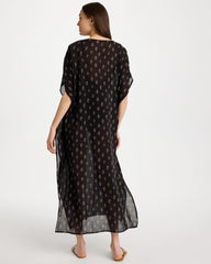 Chico's Discount - Printed Kaftan Swim Cover-Up
