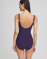 Chico's Discount - Gottex Water Square-Neck One-Piece Swimsuit