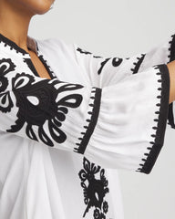 Chico's / Embroidered Beach Swimsuit Cover Up