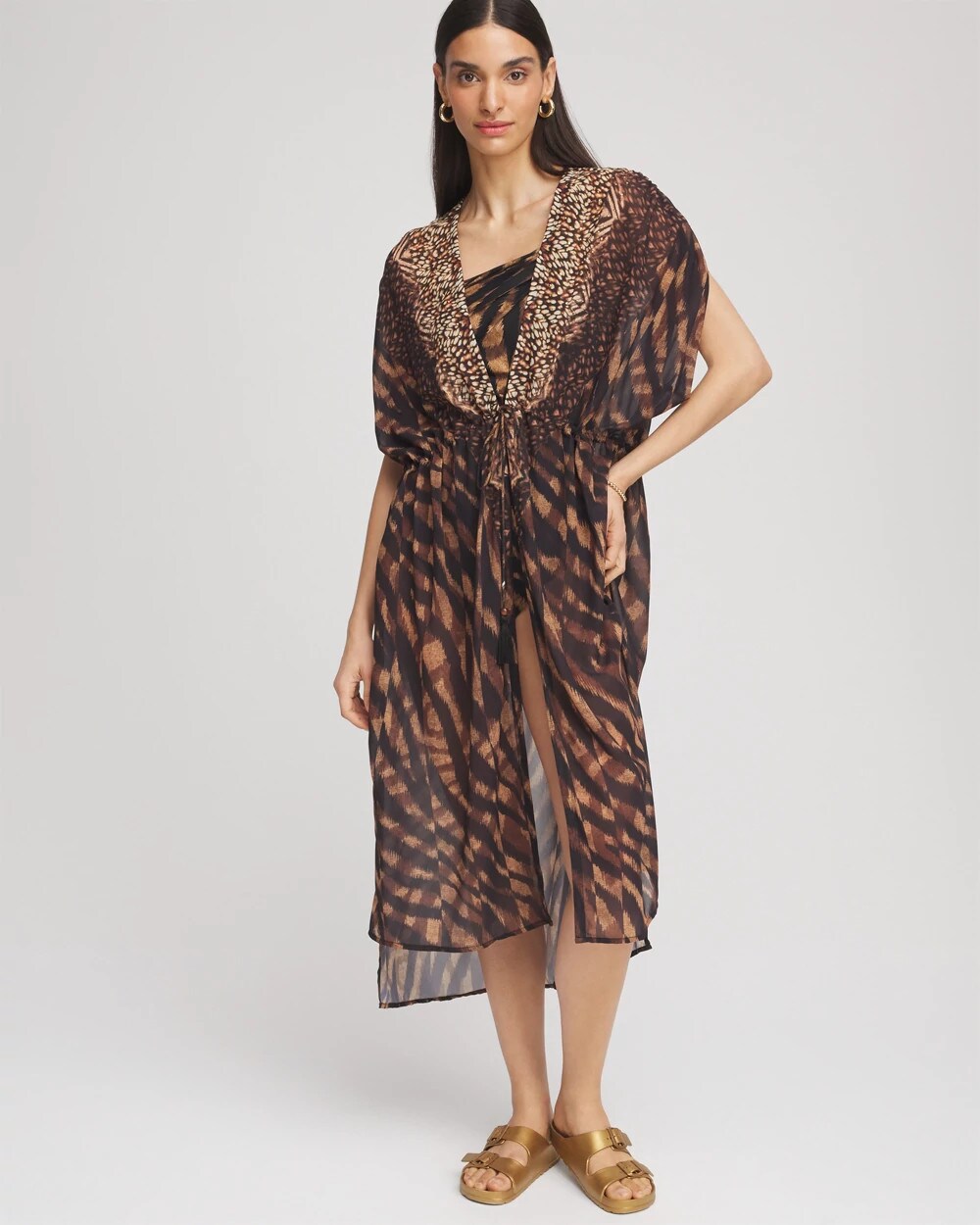 Chico's Online - Miraclesuit® Raya De Safari Kimono Cover-Up