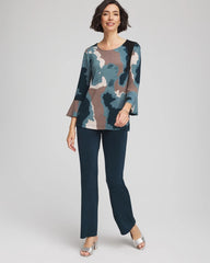 Chico's Outlet - Travelers™ Crystal Flounce Sleeve Tunic