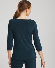 Chico's Online - Travelers™ Asymmetrical 3/4 Sleeve Top
