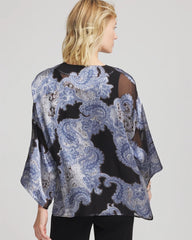 Chico's / Travelers™ Collection Paisley Burnout Jacket
