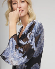 Chico's / Travelers™ Collection Paisley Burnout Jacket