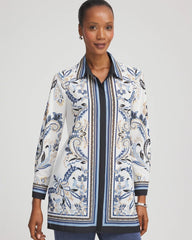 Chico's On Sale - Travelers™ Collection Paisley Mesh Shirt Jacket
