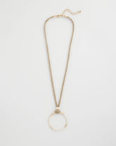 Chico's Discount - Large Open Pendant Necklace
