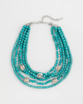 Chico's Online - Turquoise Multistrand Bib Necklace